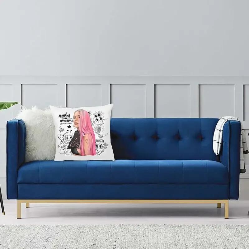 Manana Sera Bonito Karol G Pillow Case Home Decoration Nordic Cushion Cover Square Pillowcase