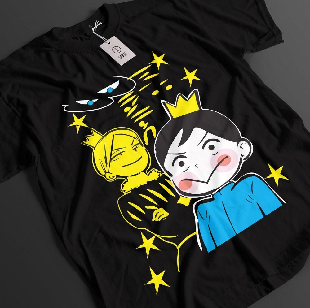 

Ranking Of Kings Shirt Bojji Tshirt Kage T-Shirt Daida Top Hiling King Anime Tee 4XL