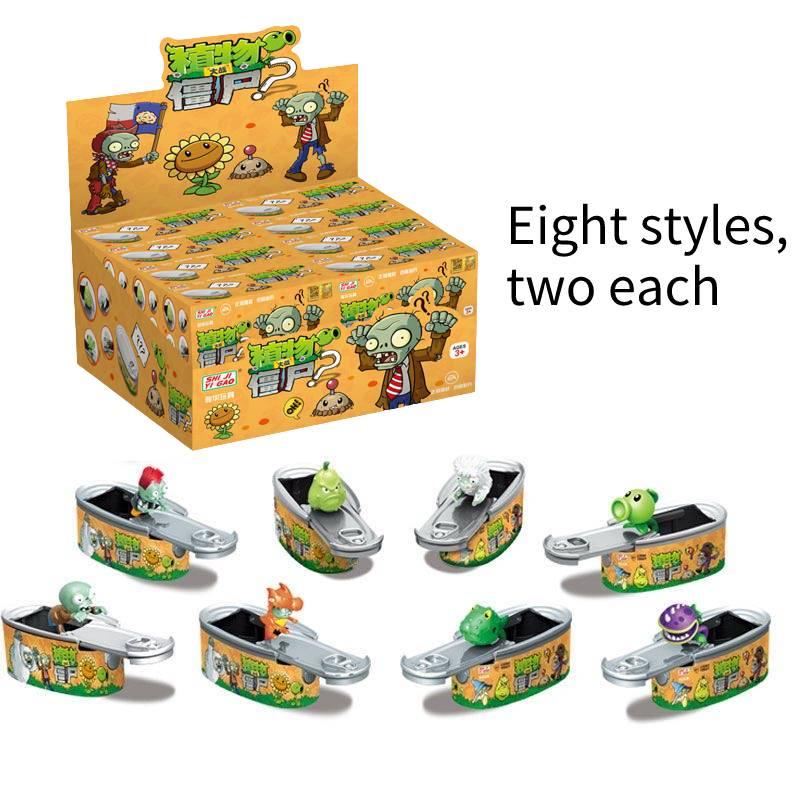 Plant Vs. Zombies Surprise Can Blind Box Set Mix Of Plants Zombies And Vehicles!