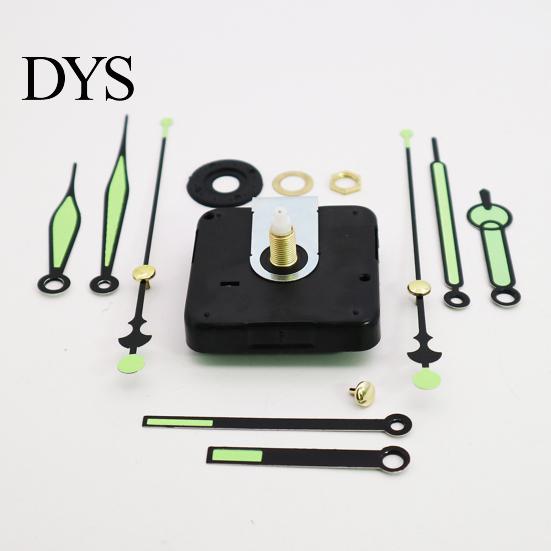 Clock Repair Parts 1 Set Movement Accurate Travel Time Shatterproof Glow in Mechanism The Dark Mute Accessories for Home Replacement