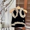 Pet Spring Cute Lace Strap T-shirt Teddy Yorkshire Tank Top Dog Clothes for Small Dogs Puppy Clothes