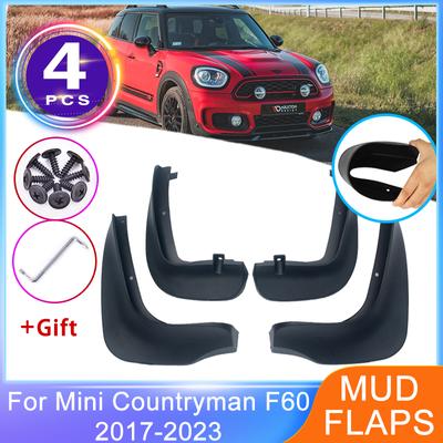 4 szt. Przednie błotniki samochodowe tylne dla Mini Countryman F60 Cooper 2017 ~ 2023 błotniki błotniki osłona koła Auto Styline
