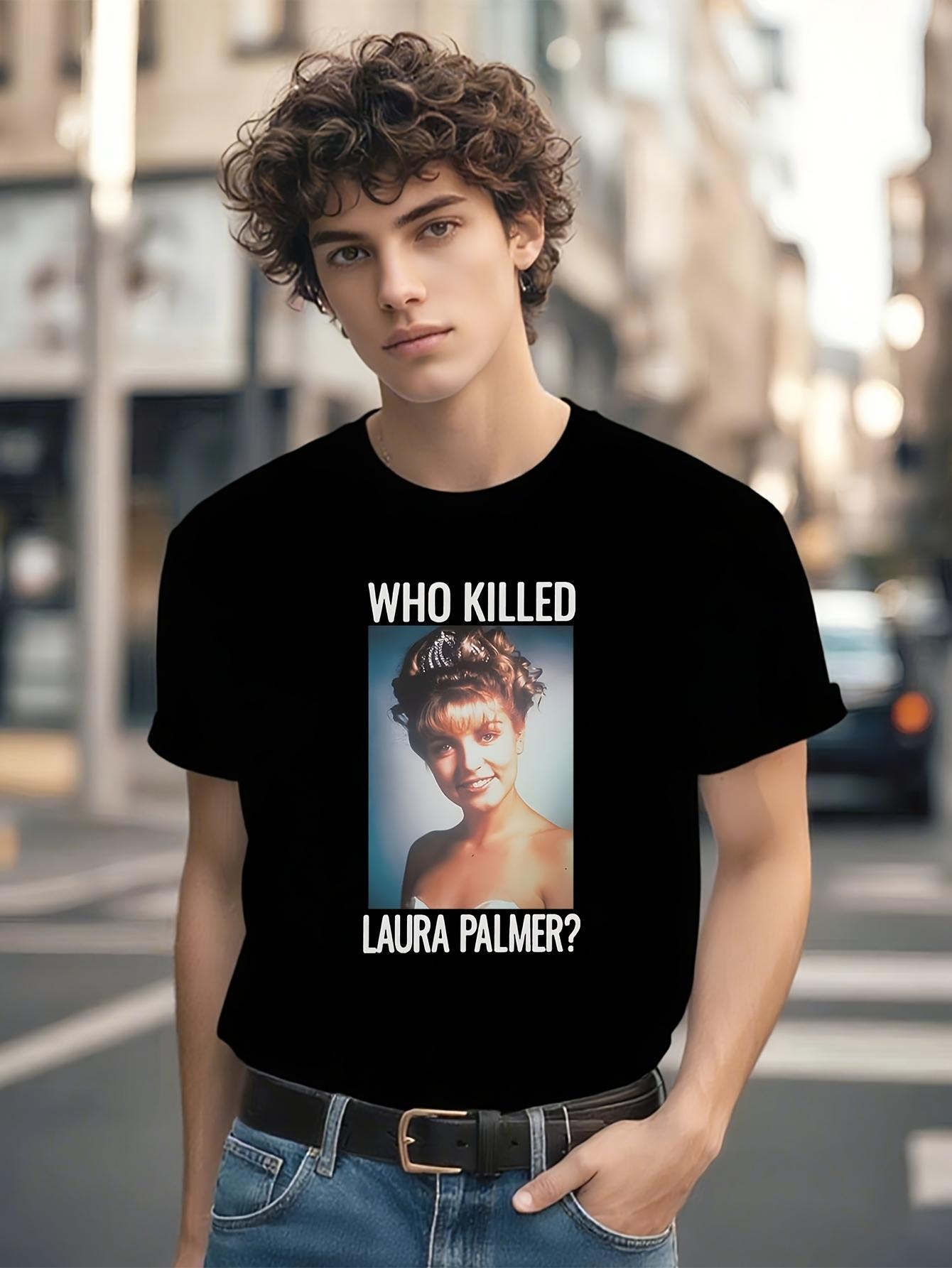 Twin Peaks Who Killed Laura Palmer? TV Show Graphic Tshir... L