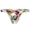 Men's Ice Silk Ultra-Thin Low-Waist Quick-Dry Printed Briefs