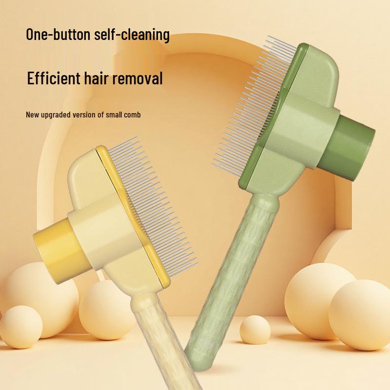 Pet Self-Cleaning Rake: Hair Removal Tool for Cats & Dogs with Newcomer Discount