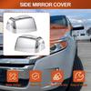 2pcs Chrome Rearview Mirror Cover Side Mirror Caps for Ford Edge Pre-facelift 2007 2008 2009 2010