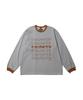 HUMOROUS ACCOUNT Iwi L/S Tee / Melange Gray