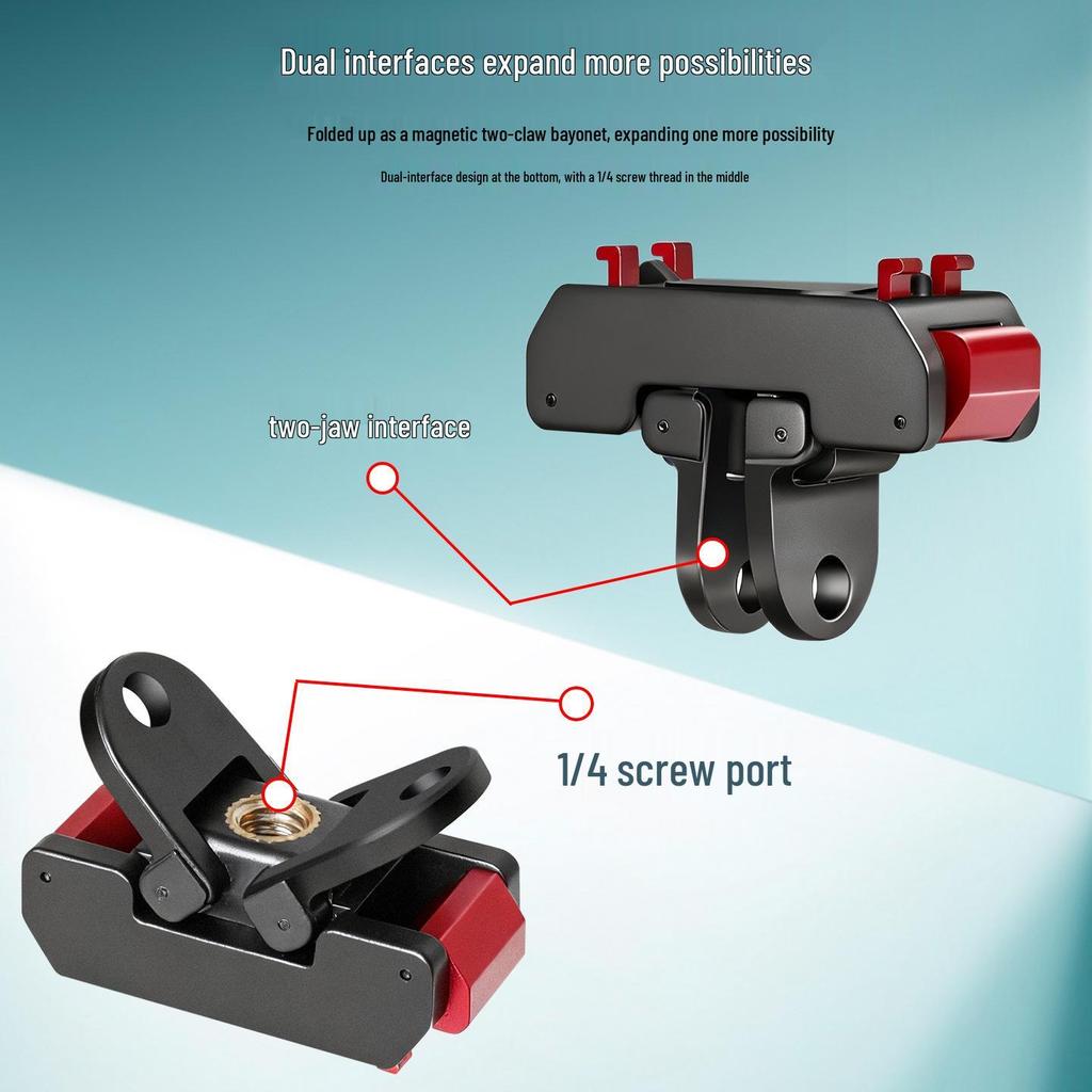 Aluminum Alloy Quick Release Base for Ace Pro2 Insta360 X5 Camera