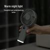 Tragbarer USB-Handventilator mit Nachtlicht