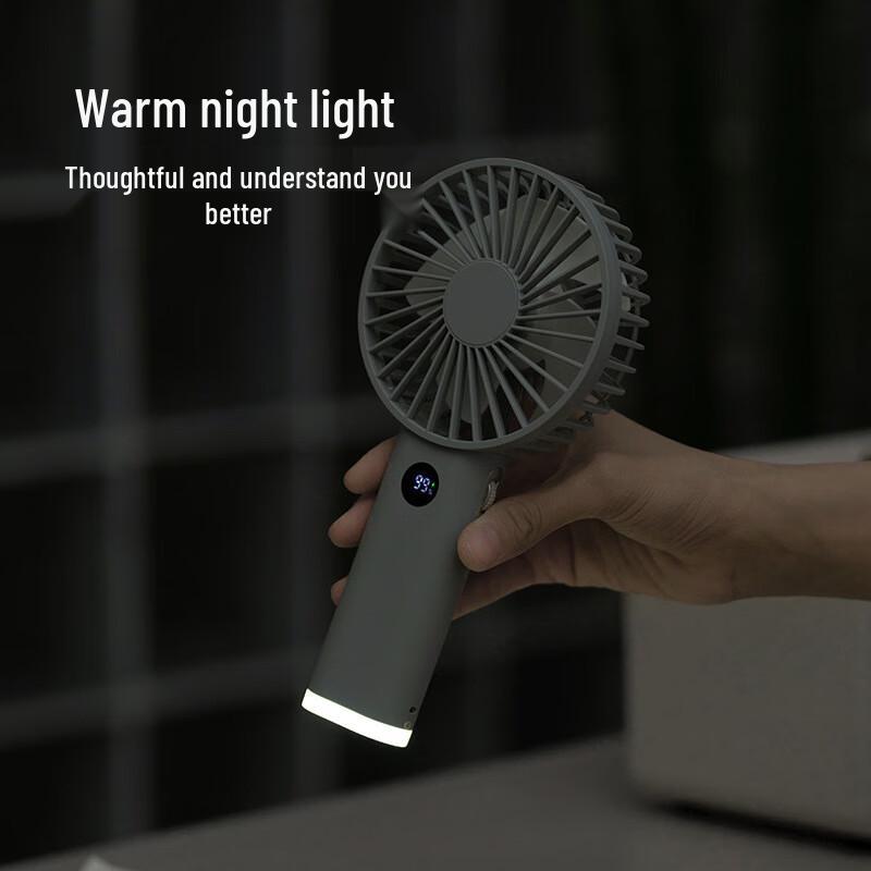 Tragbarer USB-Handventilator mit Nachtlicht