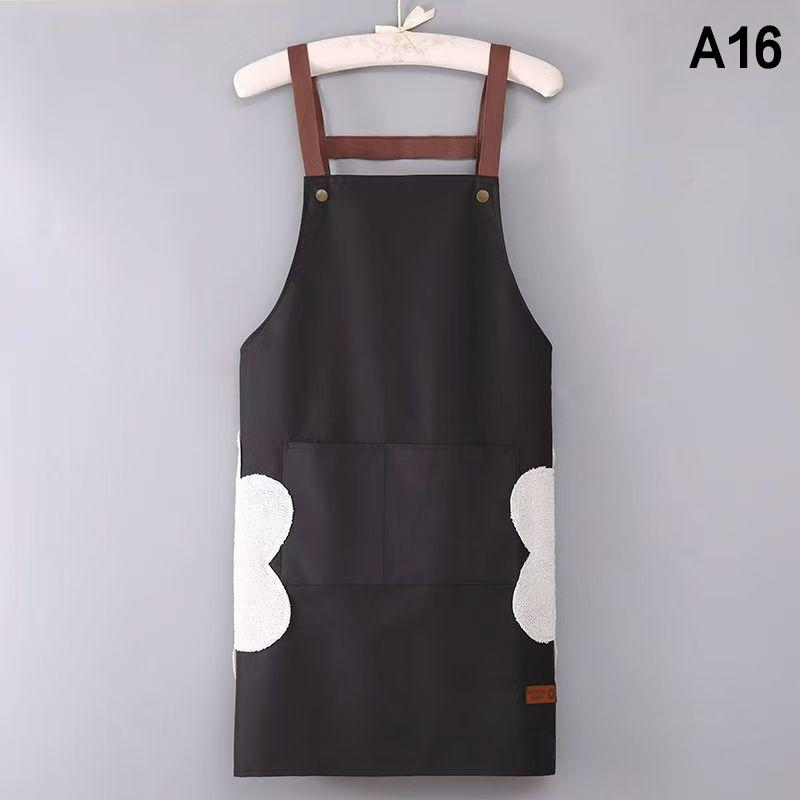 Odolná zástěra proti špíně Vodotěsná Velká kapsa Hotel Restaurace Kavárna Západní kuchyně Vaření Cukrářství Pracovní oblečení Zástěra
