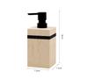 Sandstone Soap Dispenser, Bathroom Supplies, Shampoo Bottle, Container, Splicing Leather Wood Grain Decorative Lotion Bottle
