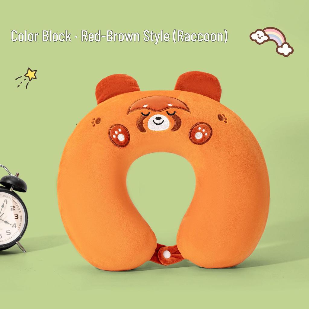 U-Shaped Memory Foam Neck Support Pillow with Custom Logo for Travel and Promotions