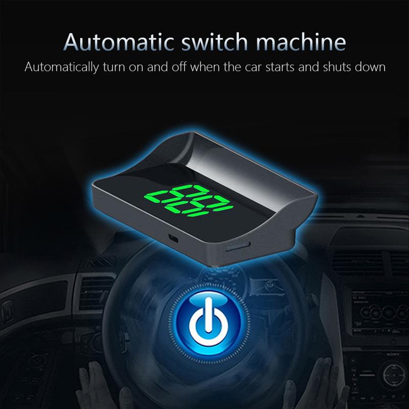 V9 Car High-definition Display KMH Digital HUD Windshield Projection Suitable for All Automotive Electronic Components