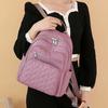 2024 New Fashion and Leisure Oxford Backpack Waterproof Book Bag High Quality Women's Travel Bag Multi Pocket Backpack