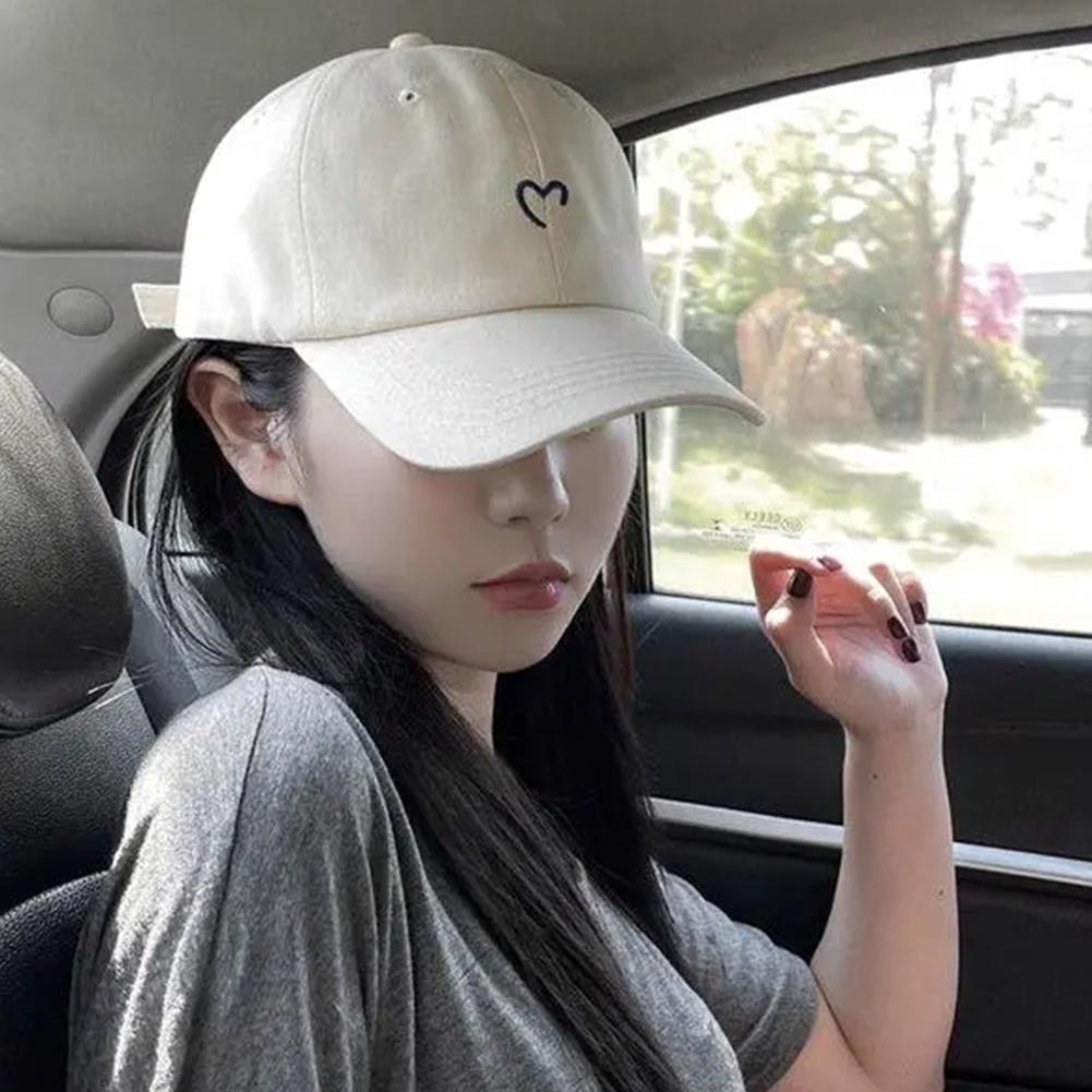 Unisex Hat Plain Curved Sun Visor Hat Outdoor Use Dust Resistant Baseball Cap One Tone Trendy Izable Fit Leisure Caps Men and Women