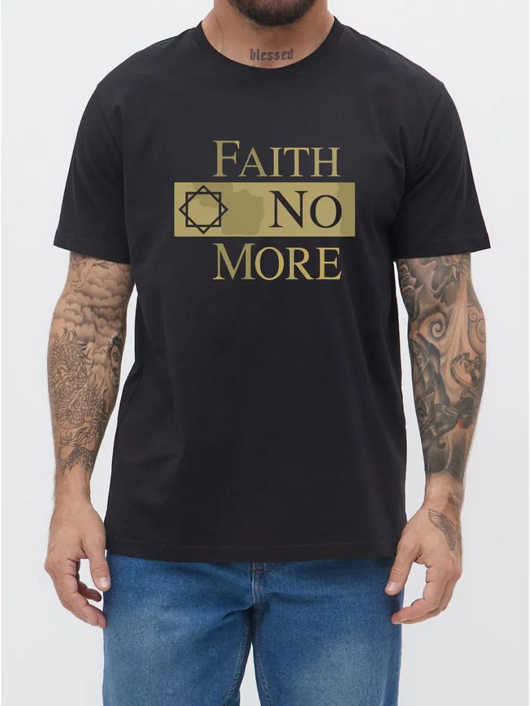 Black Faith No More Metal T-shirt