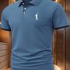 Men's Active Performance Polo Shirt Moisture Control Short Sleeve Golf Hiking Top for Outdoor Activities