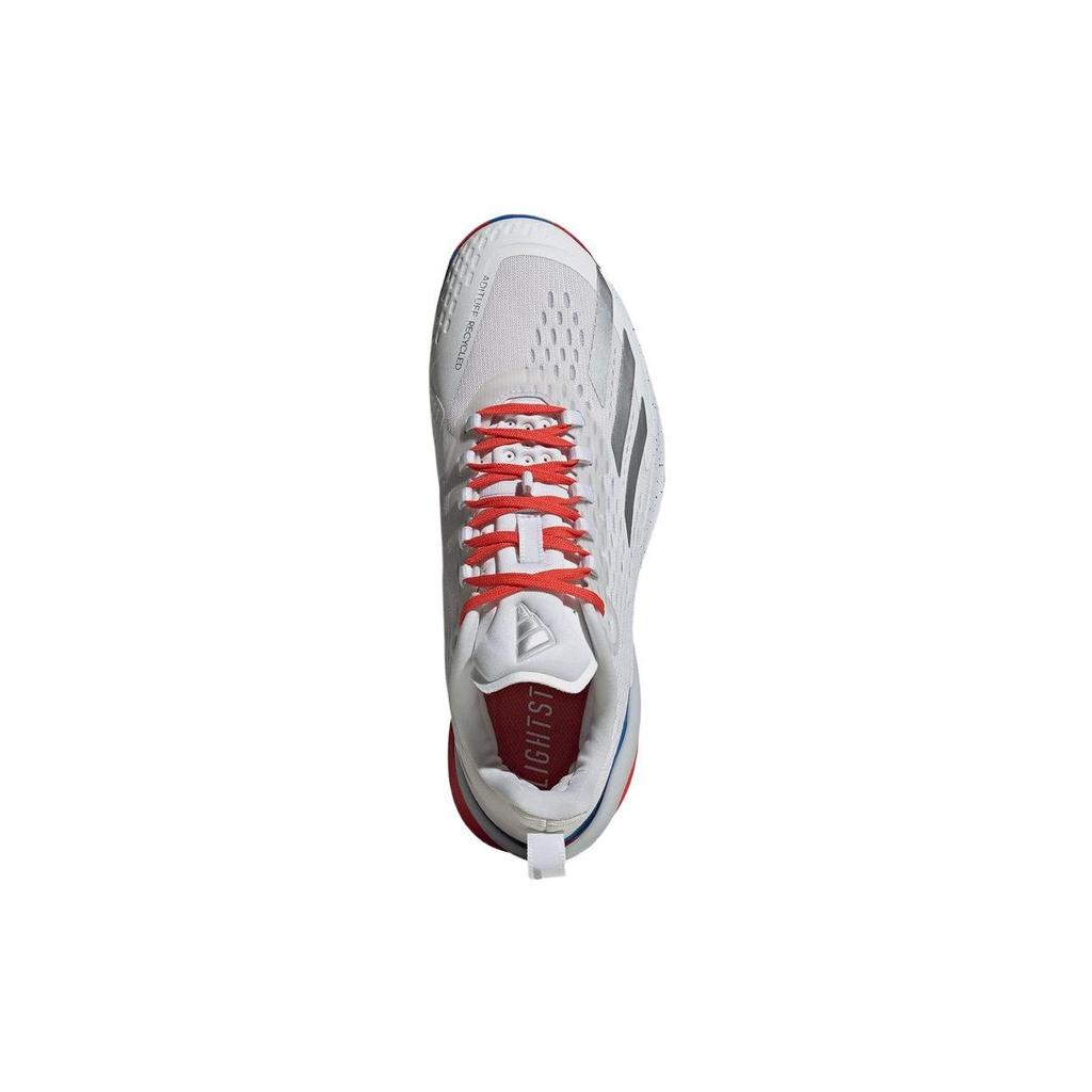 Adidas Adizero Cybersonic White Blue Bright Red Men Sneakers Cloud-White Silver-Metallic IG9513