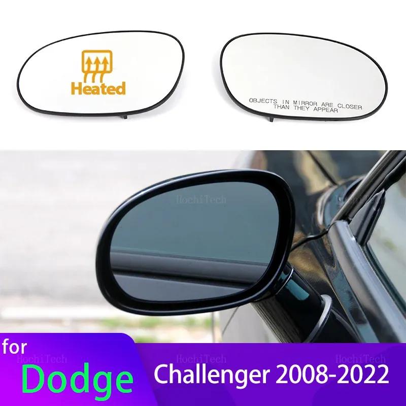 Left & Right Side Mirror Glass Rear View Rearview Exterior Angle for Dodge Challenger 2008- 68048447AA 68048446AA