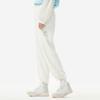Li Ning Badfive Solid Color Large Pocket Straight Leg Casual Pants Women Pants Cloud-White AKXS300-2