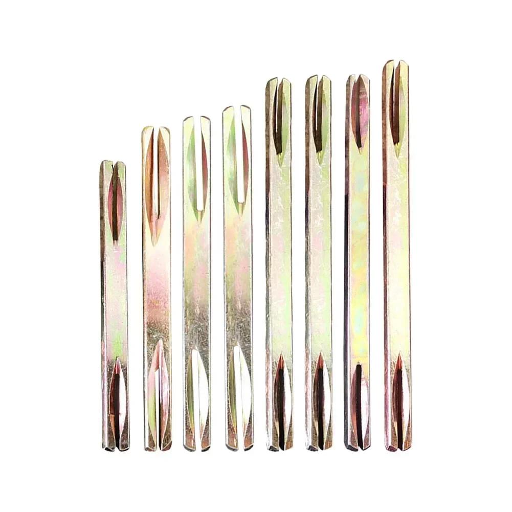 8x8mm 8mm Länge 85-130mm Stahl Eisen Welle Stift Für Fenster Tür Griff Hebel Knauf Vierkantstift
