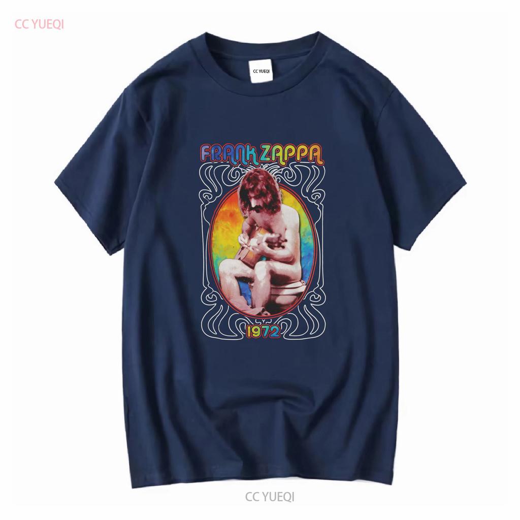 Frank Zappa on the Toilet Mens T shirt Krappa New Band vintage Washed Soft streetwear Comfortable Unisex Slightly