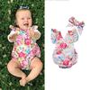 Fashion Sweet Newborn Baby Girl Romper Bodysuit Jumpsuit Clothes Outfits 2PCS Set 0-24M