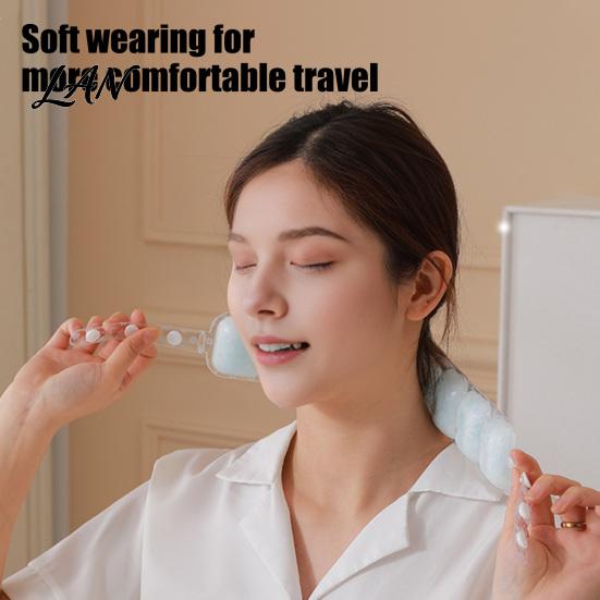 Durable Neck Ice Pack 1/2Pcs Cooling Wrap for Summer, Reusable Adjustable Wearable Pack, Lightweight Cold Heatstroke Prevention Cooler Collar Outdoor