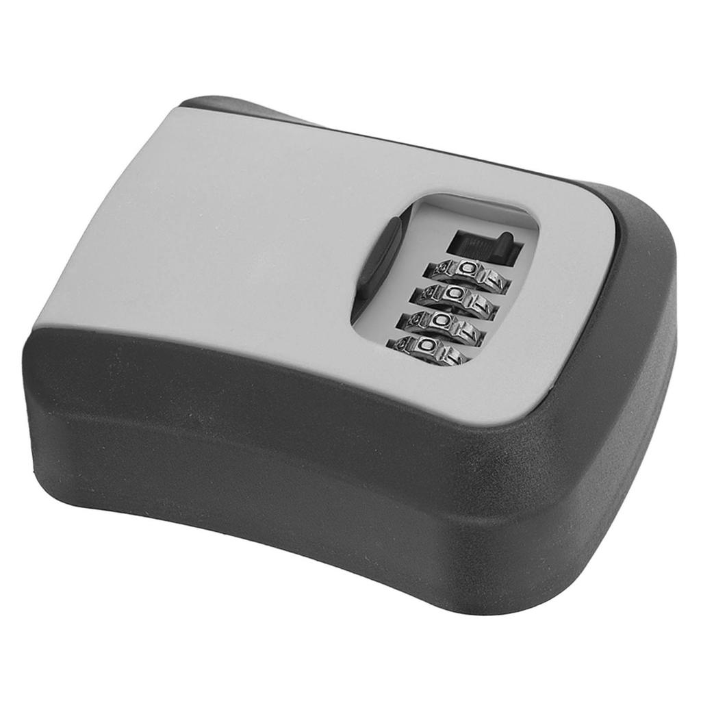 Key Lock Box Wall Mounted Combination Lockbox for Outside House Keys 5 Keys Capacity Key Safe Security Storage Lock Box