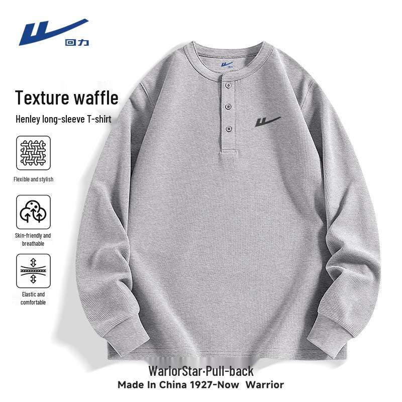 Warrior Men s Waffle Knit Long Sleeve T-Shirt 3XL
