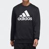 adidas Sweatshirts Men's Black Crew Neck Moderate Regular FM5341-