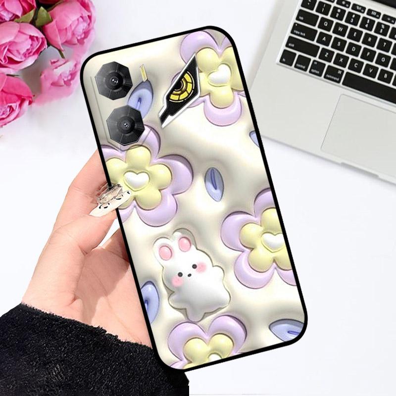 ZTE Nubia Neo 3 5G Kılıfı Z2464N Darbeye Dayanıklı Yumuşak TPU Silikon Kamera Koruma Kılıfı Nubia Neo3 Telefon Kılıfı İçin Fundas Coque