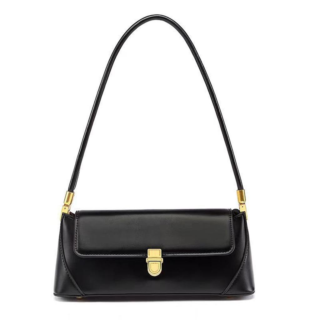 Textured Fashion Retro Baguette Underarm Bag Versatile Shoulder Messenger Bag Trendy