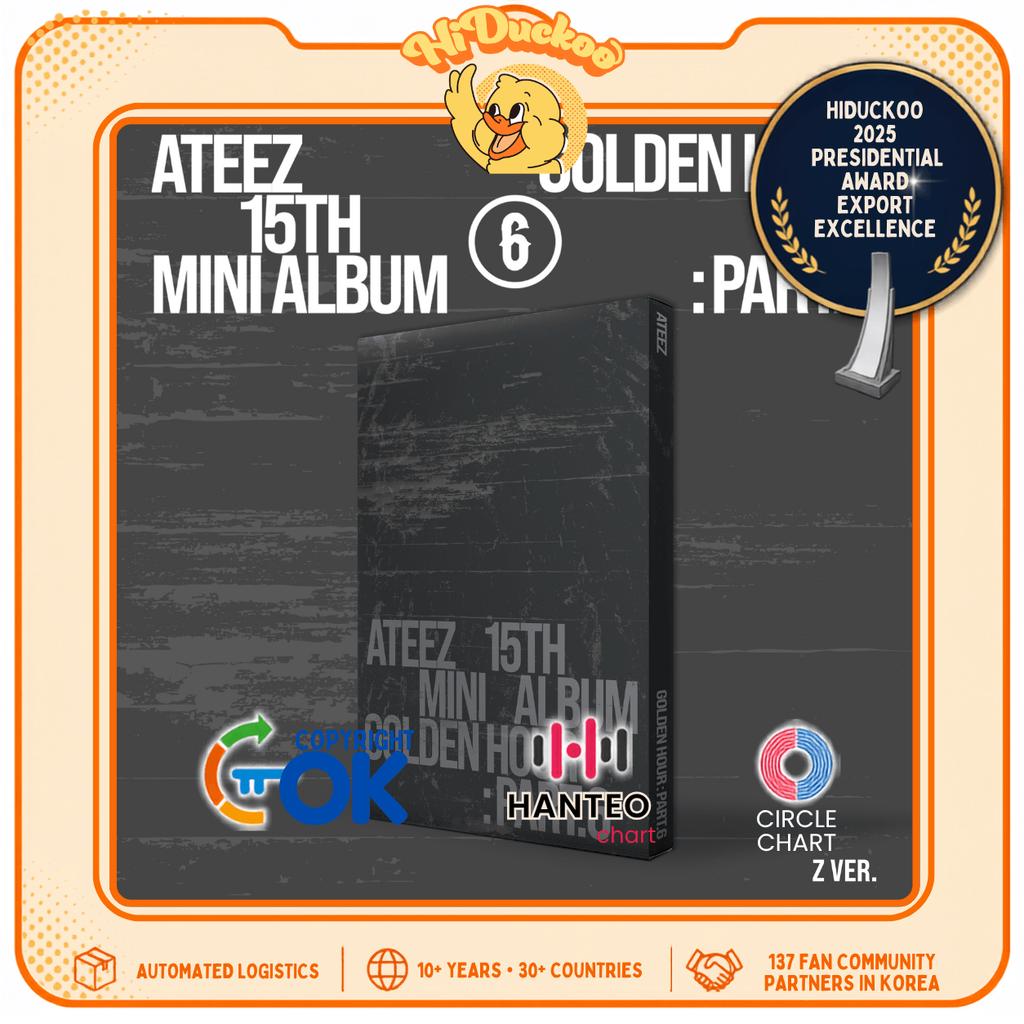 [VORBESTELLUNG] ATEEZ (15. MINI-ALBUM) - GOLDENE STUNDE : Teil 6 (Zufällige DIGIPACK-EINHEIT ver.)