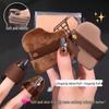 Chocolate Puff Mini Cushion - Dual-Use, Super Soft Makeup Sponge for Wet & Dry Application