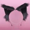Süßes Lolita-Stirnband mit Fuchsohren und Spitzen-Schleife, Haarschmuck für Damen, Süßer Gothic-Stil