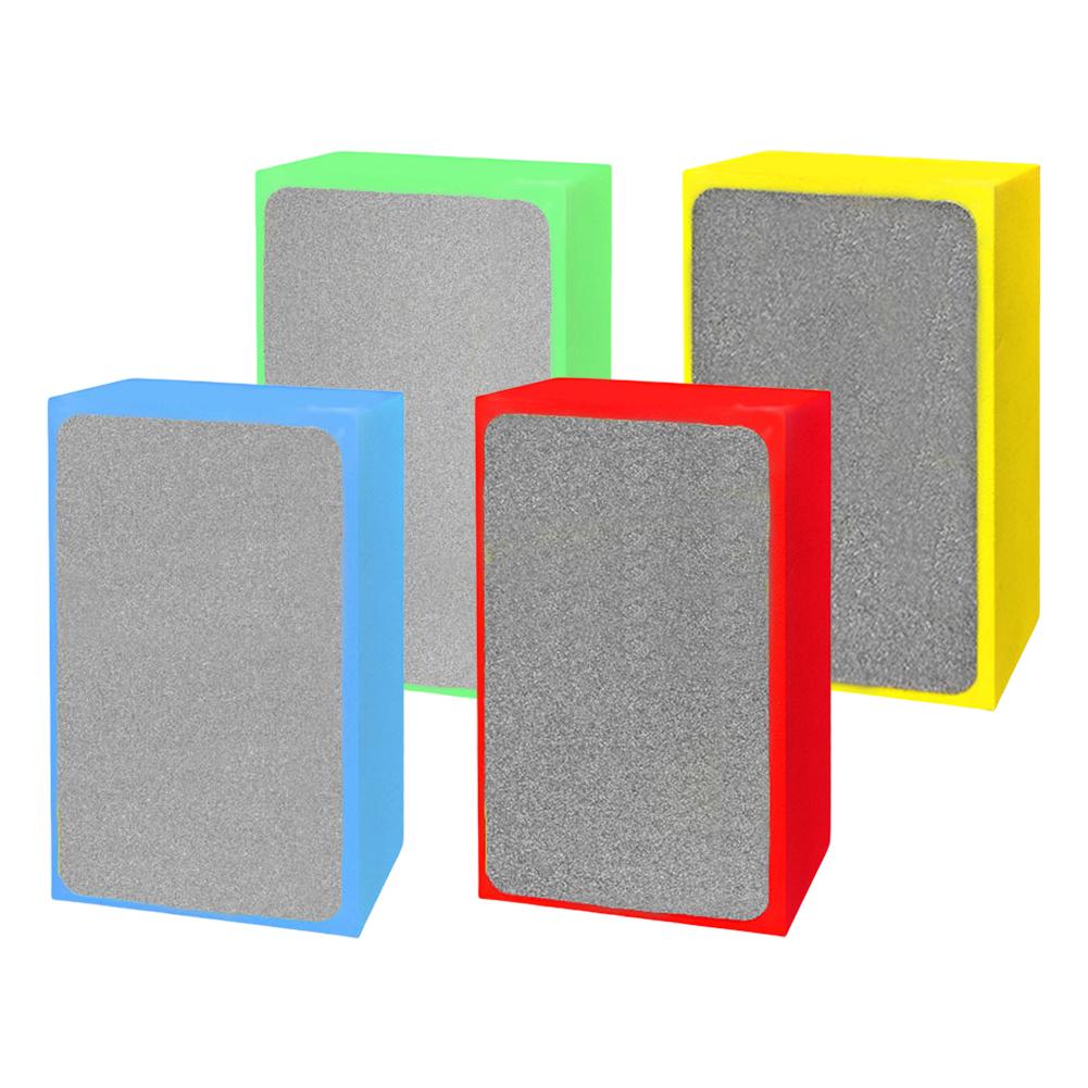 4Pcs Tile Glass Grinding Block Pad Stone Marble Polisher Tools Ceramic Polish Tool for Glass Burr Removal Metal Polishing