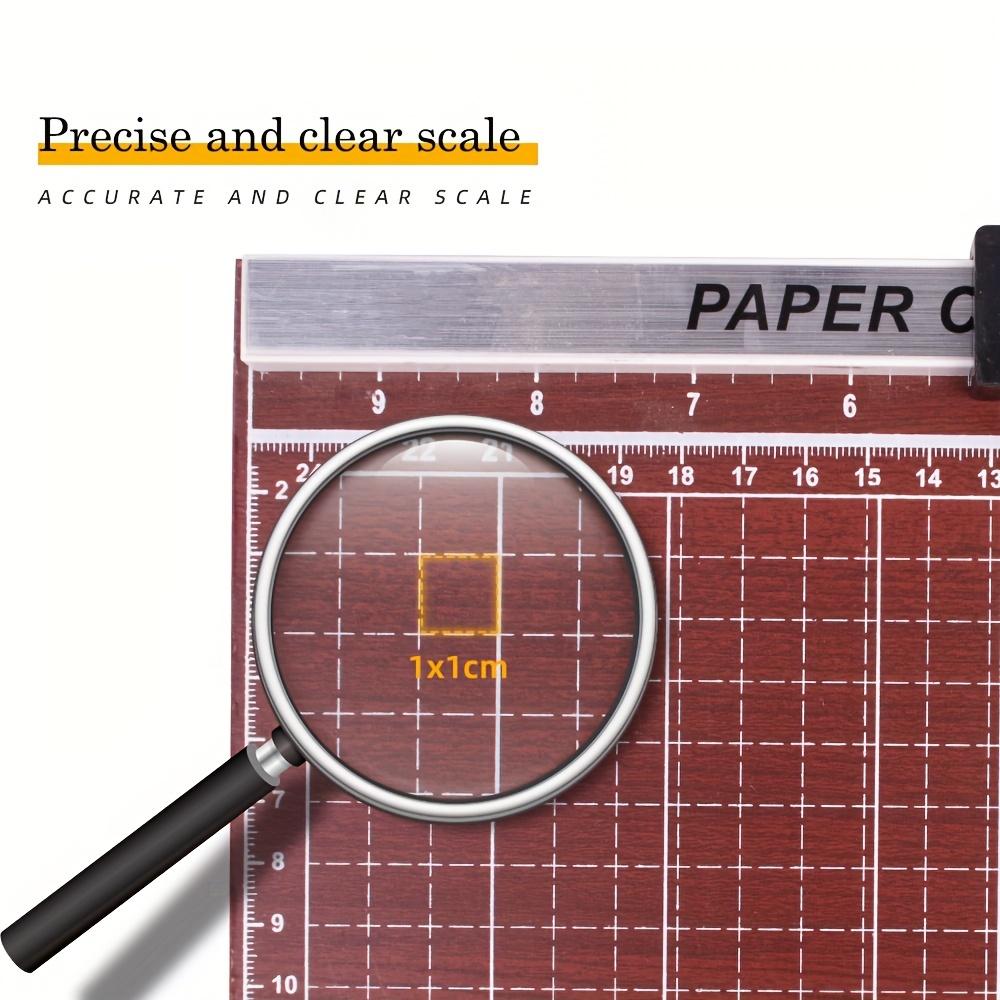 Papierschneider, robust, 30,5 cm Schnittlänge, professioneller Papierschneider, Guillotine-Papierschneider mit 10 Blatt Kapazität für Karton, Foto