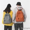 Schwarzer Rucksack für männliche College-Studenten Einfacher Herren-Rucksack Rucksack für Mittel- und Oberstufenschüler Damen-Rucksack