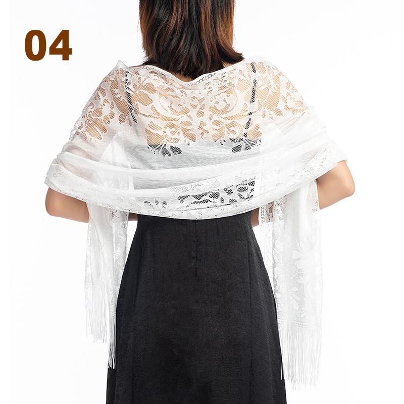 Buy Women Beach Scarves Lace Shawl Wrap 