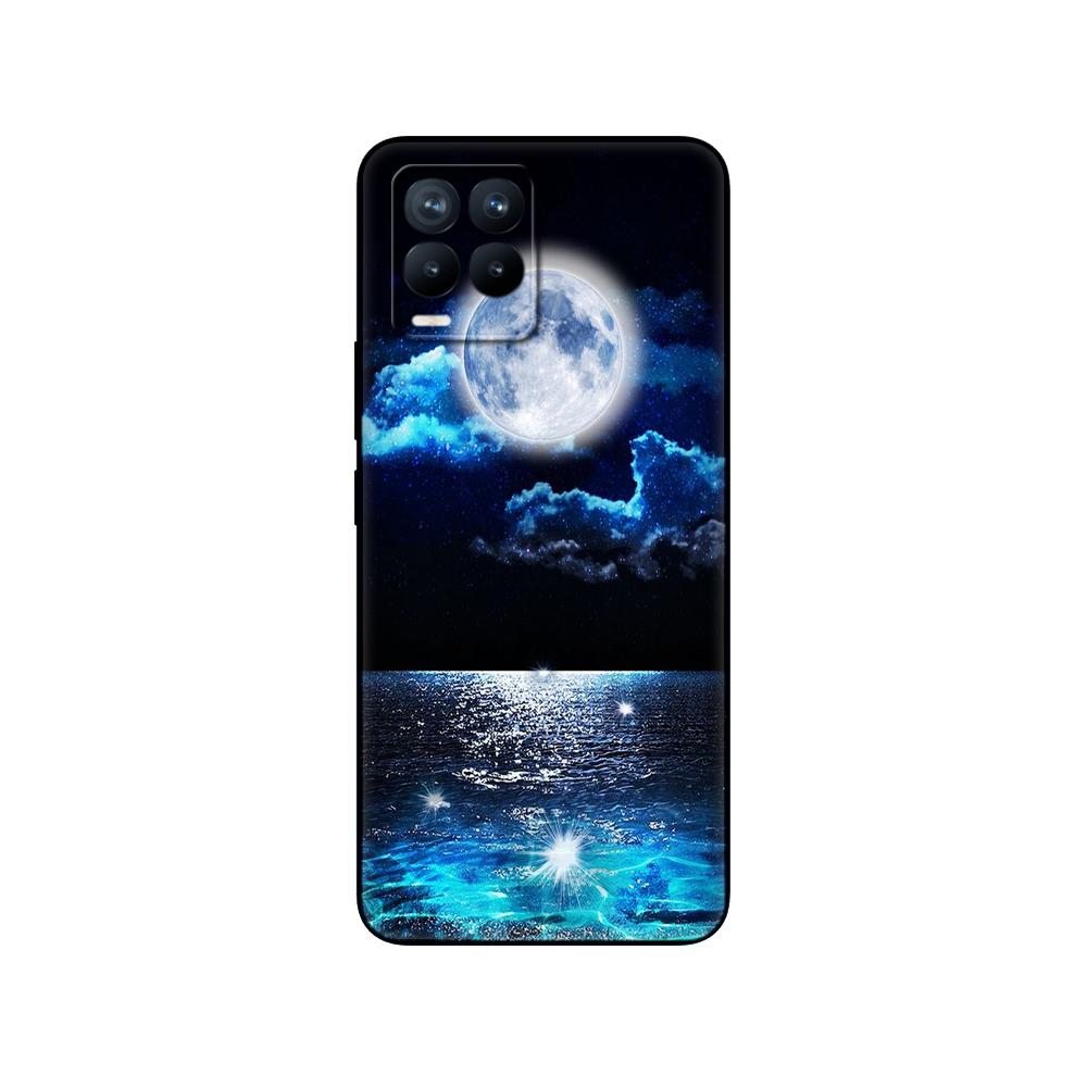 Pre puzdro Realme 8 6,4 palca Zadný kryt Pre puzdro na telefón Realme 8 Pro OPPO Realme8 4G RMX3085 Nárazník Mäkký silikónový 8pro čierne tpu puzdro