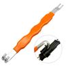 1pc Automotive Electrical Clip Removal Tool – Durable Metal Terminal Connector Separator with & Handles for Car Repair and Maintenance