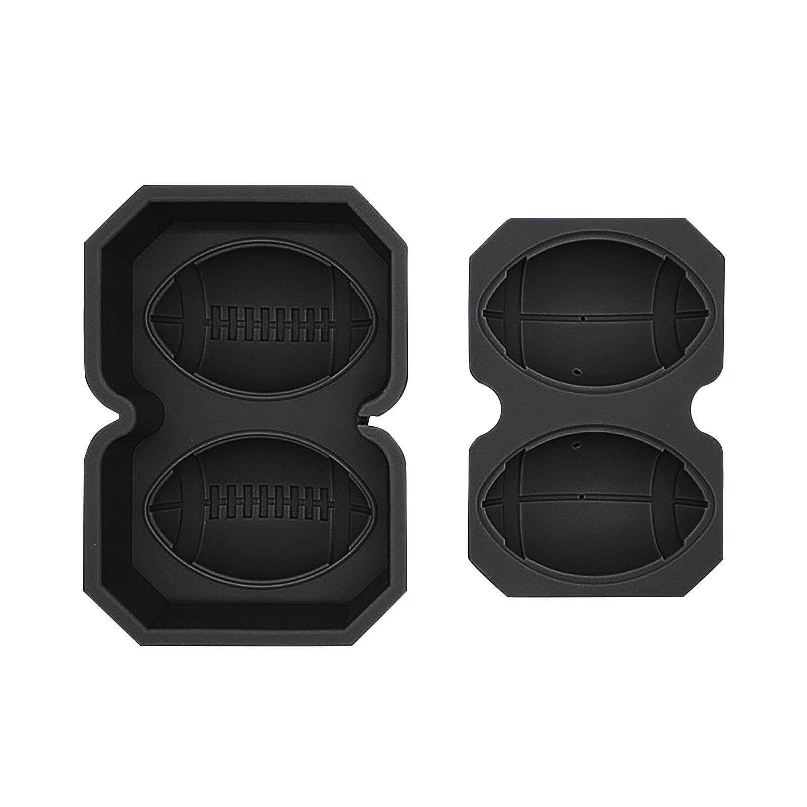 

Формы для ледяных блоков, регбийные формы для ледяных блоков, многоразовый силиконовый 2 больших формовщика для ледяных блоков