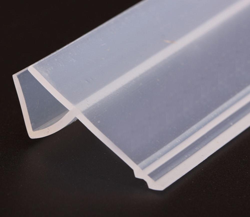 6 8 10 12mm Glass Seals Frameless Shower Door Window Balcony Screen Sealing Strip Weatherstrip Draft Stopper 1m Big H
