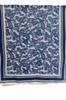 Viscose Scarf 180x85 "Orient Blue" - Oriental Paisley Pattern in Shades of Blue