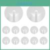 Self Stick 6 Pcs Plastic Hooks Set For Lightweight Storage And Wall Hanging Applications
