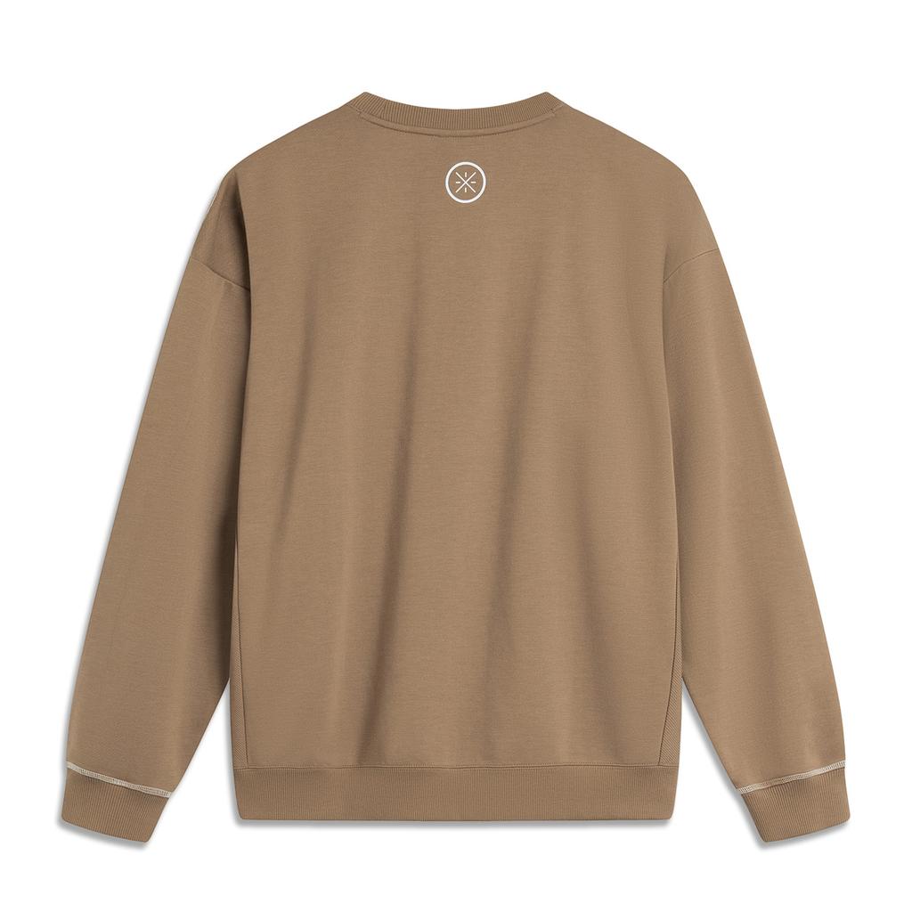 Li Ning Basketball Collection Sweatshirt Men's Cocoa Khaki AWDU277-7