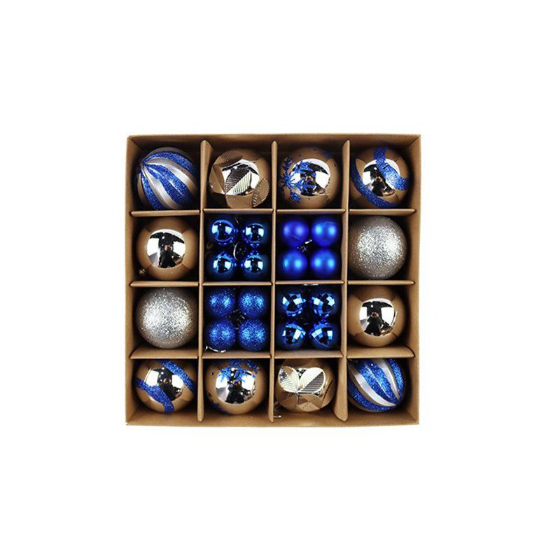 Christmas Tree Ornaments: Holiday Party Decor Ball Set with Gift Box