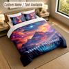 3Pcs Bedding Set Custom Name Text, 1 Sheet 2 Pillowcases Home Bed DecorWorld of Warcraft